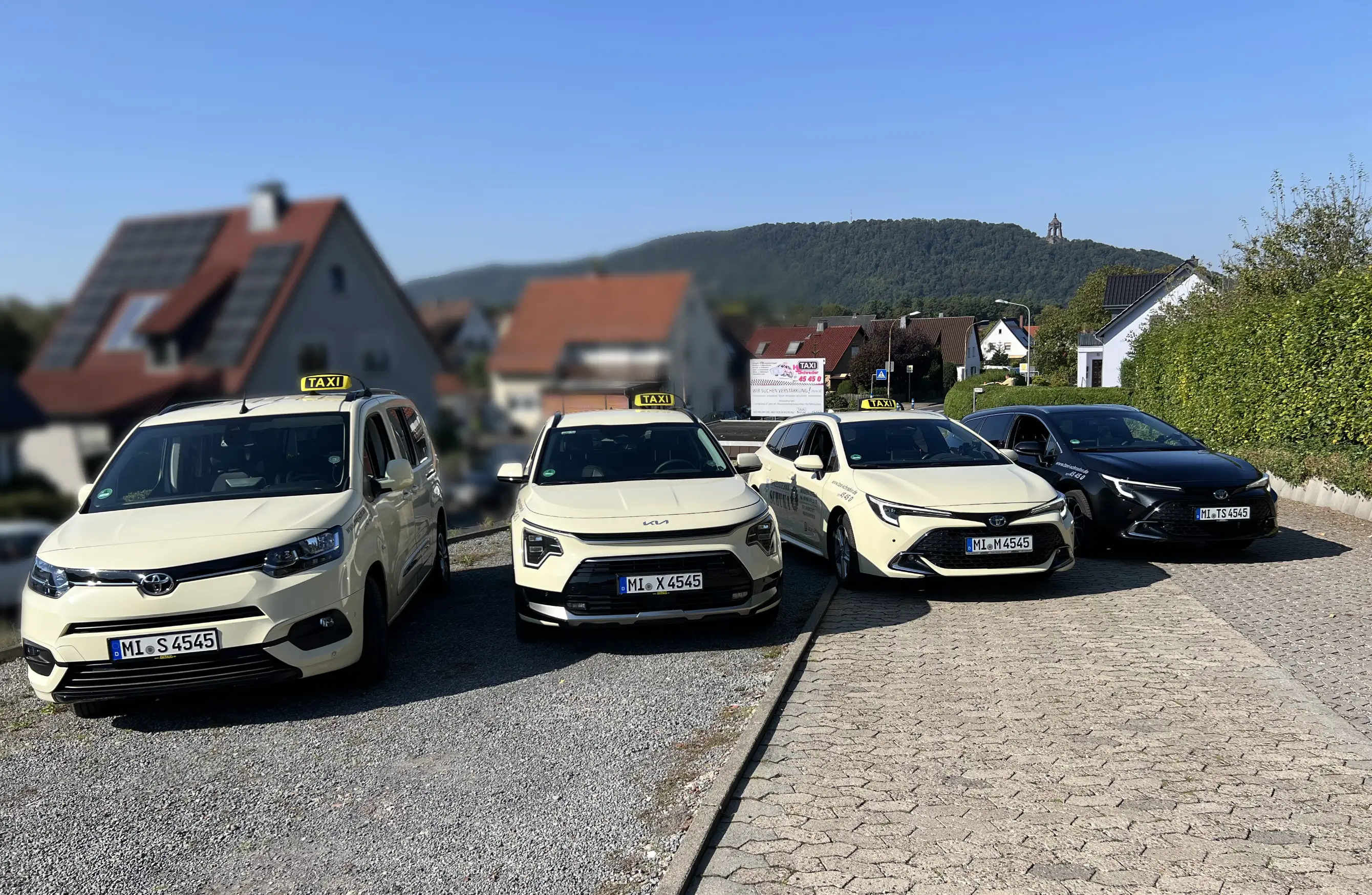 Fahrzeugflotte Taxi-Schrader aus Porta Westfalica